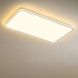 Designer Touch Decorative Modern Large Size Dimmable Rectangle Flush Mount Ceiling Light Indoor Lighting Fixture