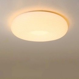 Designer Touch Decorative Dimmable Full Spectrum Eye Protection Round Modern Flush Mount Ceiling Light