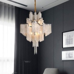 Designer Touch Decorative Tassels Extra Large Size Chandelier Ceiling Pendant Light