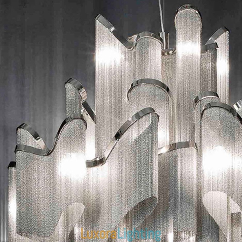 Designer Touch Decorative Tassels Extra Large Size Chandelier Ceiling Pendant Light