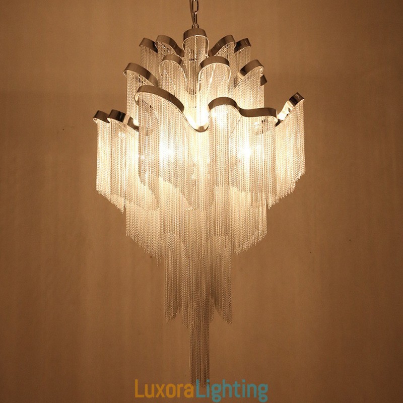 Designer Touch Decorative Tassels Extra Large Size Chandelier Ceiling Pendant Light
