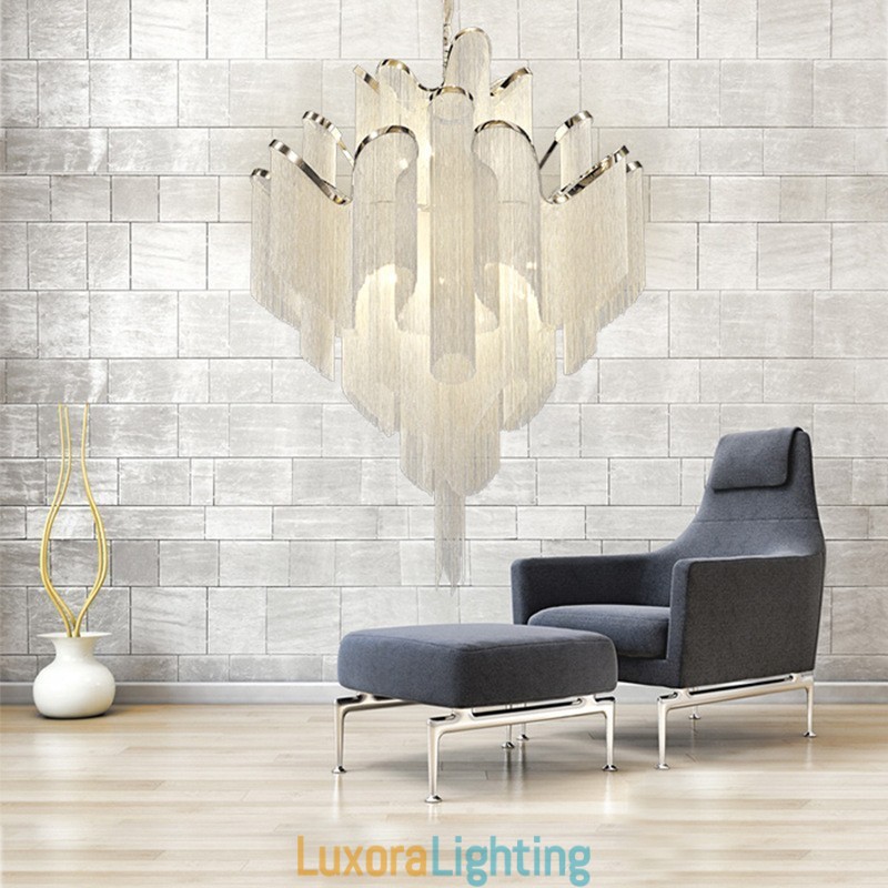 Designer Touch Decorative Tassels Extra Large Size Chandelier Ceiling Pendant Light