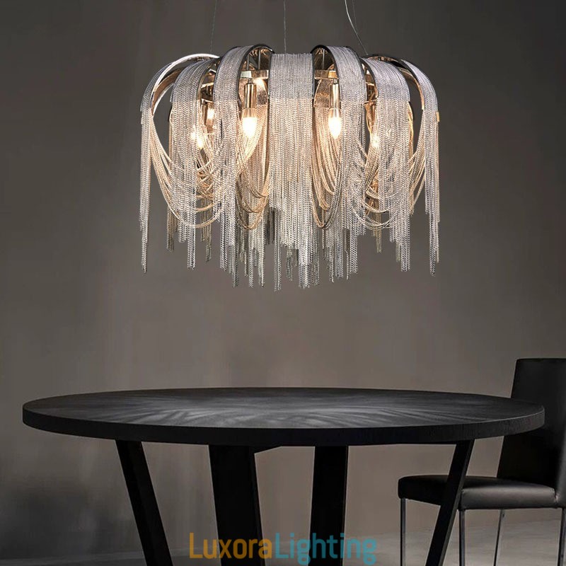 Designer Touch Decorative Tassels Extra Large Size Chandelier Ceiling Pendant Light