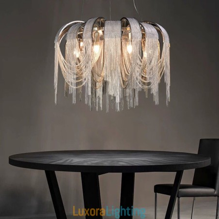 Designer Touch Decorative Tassels Extra Large Size Chandelier Ceiling Pendant Light
