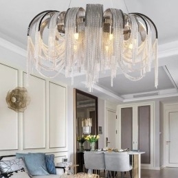 Designer Touch Decorative Tassels Extra Large Size Chandelier Ceiling Pendant Light