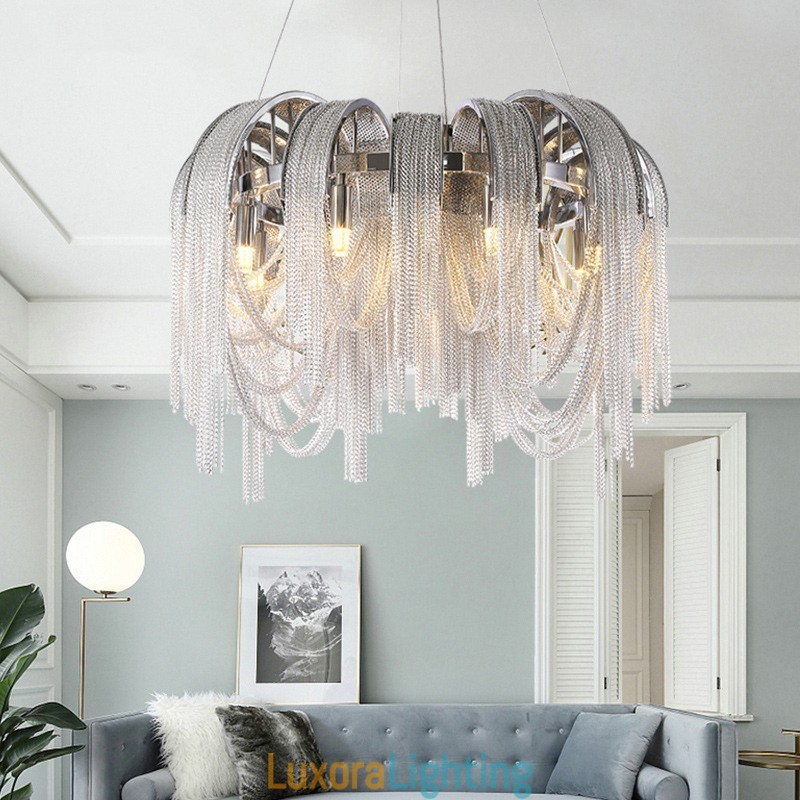 Designer Touch Decorative Tassels Extra Large Size Chandelier Ceiling Pendant Light
