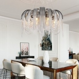 Designer Touch Decorative Tassels Extra Large Size Chandelier Ceiling Pendant Light