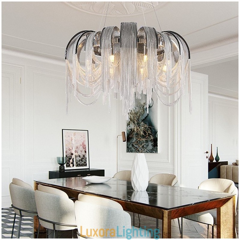 Designer Touch Decorative Tassels Extra Large Size Chandelier Ceiling Pendant Light