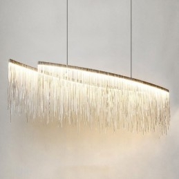 Designer Touch Decorative Tassels Extra Large Size Ceiling Pendant Light Island