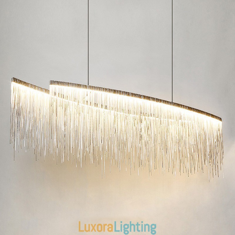 Designer Touch Decorative Tassels Extra Large Size Ceiling Pendant Light Island