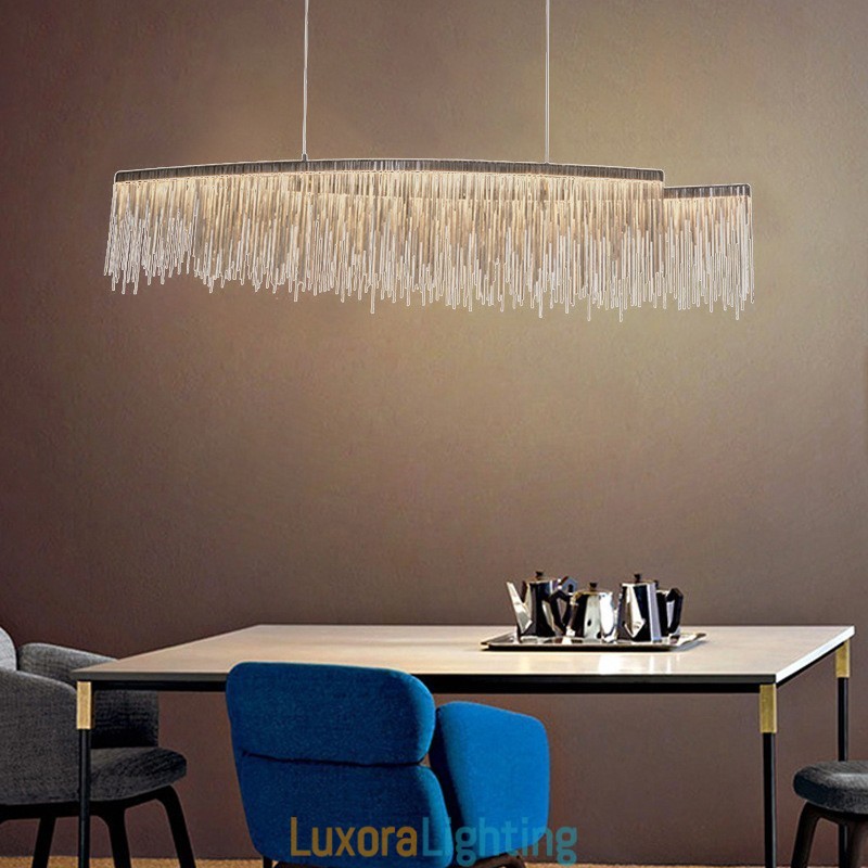 Designer Touch Decorative Tassels Extra Large Size Ceiling Pendant Light Island