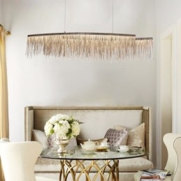 Designer Touch Decorative Tassels Extra Large Size Ceiling Pendant Light Island