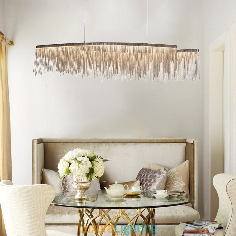 Designer Touch Decorative Tassels Extra Large Size Ceiling Pendant Light Island