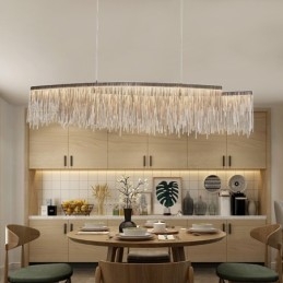 Designer Touch Decorative Tassels Extra Large Size Ceiling Pendant Light Island