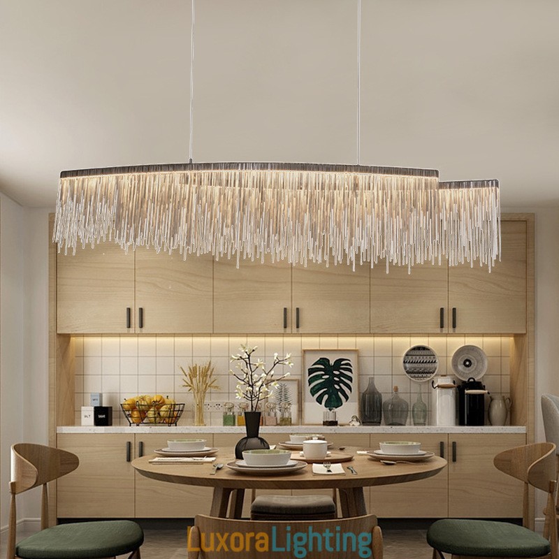 Designer Touch Decorative Tassels Extra Large Size Ceiling Pendant Light Island