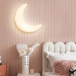 Designer Touch Decorative Nordic Indoor Moon Shape Wall Sconces Ceiling Lights