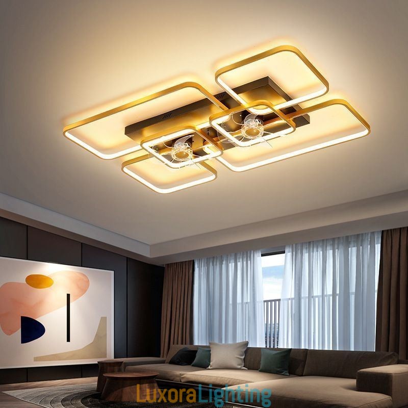 Designer Touch Decorative Ceiling Fan with Lights Decor Ventilator Acrylic Lamp