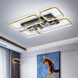 Designer Touch Decorative Ceiling Fan with Lights Decor Ventilator Acrylic Lamp