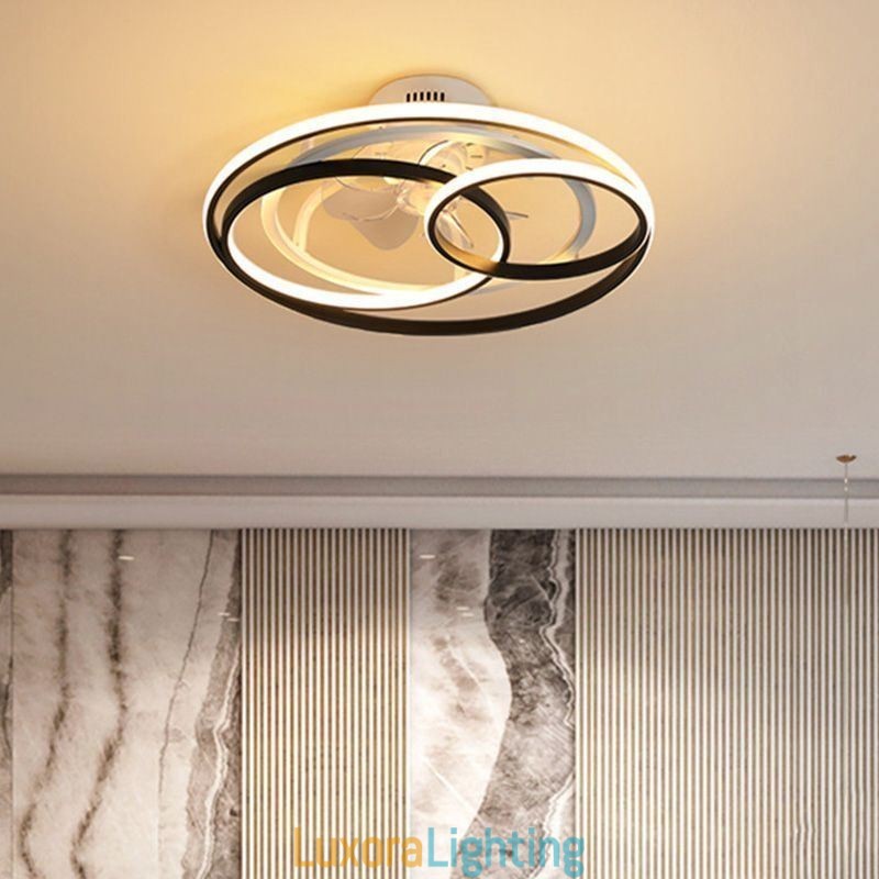Designer Touch Decorative Modern Ceiling Lights Circle Rings Ceiling Fan