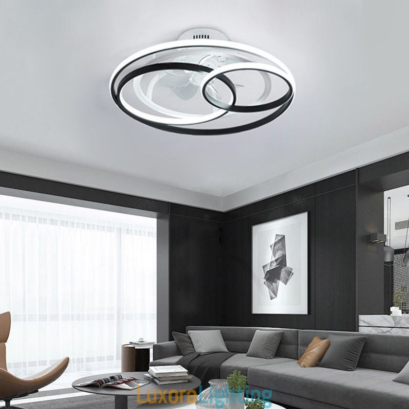 Designer Touch Decorative Modern Ceiling Lights Circle Rings Ceiling Fan