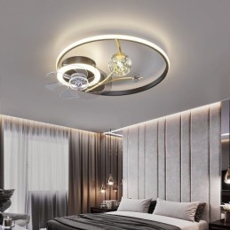 Designer Touch Decorative Ceiling Fan with Lights Decor Ventilator Lamp Acrylic