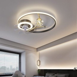 Designer Touch Decorative Ceiling Fan with Lights Decor Ventilator Lamp Acrylic