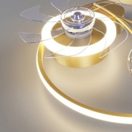 Designer Touch Decorative Ceiling Fan with Lights Decor Ventilator Lamp Acrylic