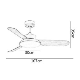 Designer Touch Decorative Inverter Fan Lamp Modern Minimalist Ceiling Fan Lamp