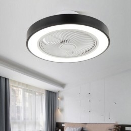 Designer Touch Decorative Modern Ceiling Fan Lights With Remote Control Acrylic Round Ceiling Lamp