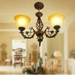 Designer Touch Decorative Vintage Wrought Iron Chandelier
