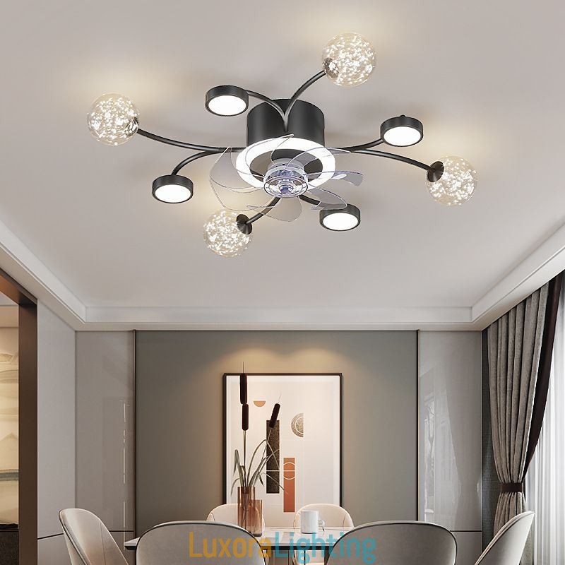 Designer Touch Decorative Creative Fan Ceiling Light Ceiling Chandelier