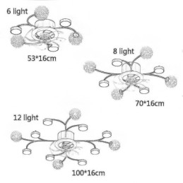 Designer Touch Decorative Creative Fan Ceiling Light Ceiling Chandelier