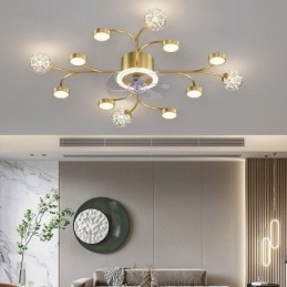 Designer Touch Decorative Creative Fan Ceiling Light Ceiling Chandelier