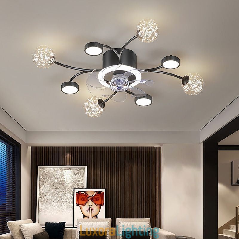 Designer Touch Decorative Creative Fan Ceiling Light Ceiling Chandelier