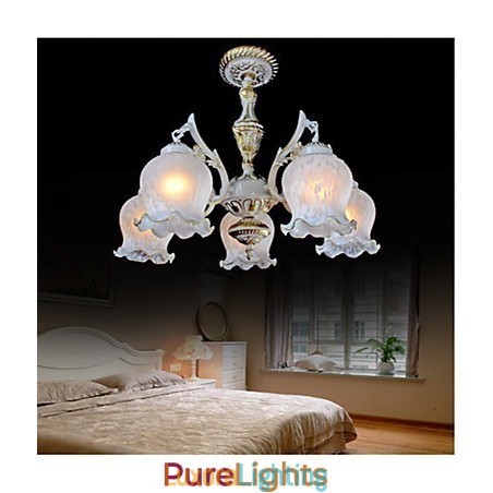 Designer Touch Decorative Chandelier Traditional Classic Vintage Retro Metal