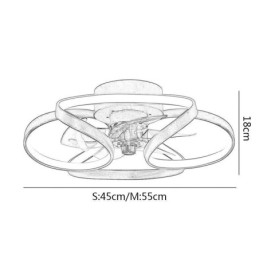 Designer Touch Decorative Unique Ceiling Fan And Light Modern Ceiling Fan With Lights