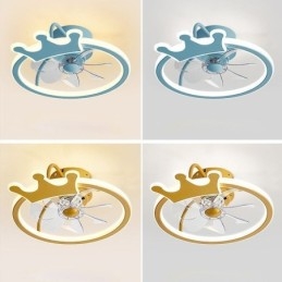 Designer Touch Decorative Cartoon Ceiling Fan Light Creative Ceiling Lamp Kid's