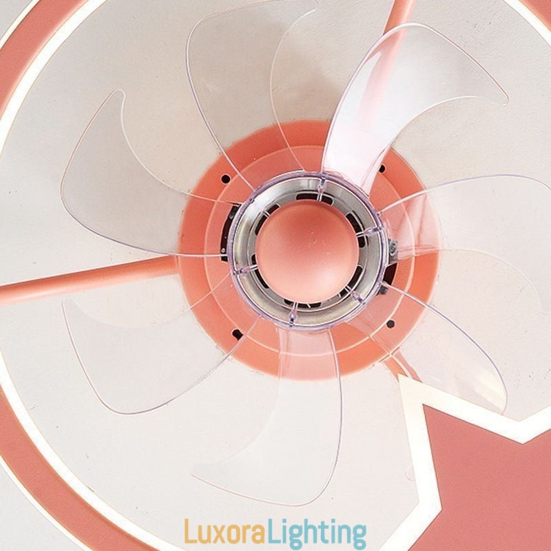 Designer Touch Decorative Cartoon Ceiling Fan Light Creative Ceiling Lamp Kid's