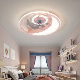 Designer Touch Decorative Moon Ceiling Fan Light Creativity Ceiling Lamp