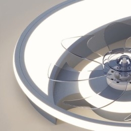 Designer Touch Decorative Moon Ceiling Fan Light Creativity Ceiling Lamp