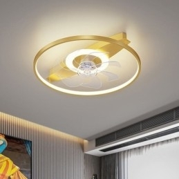 Designer Touch Decorative Modern Ceiling Fan With Lights Remote Control Ventilador Lamp