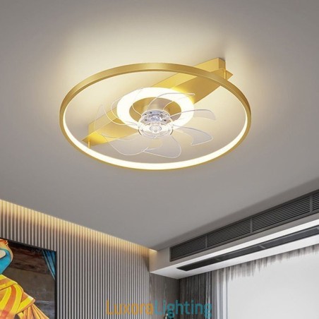 Designer Touch Decorative Modern Ceiling Fan With Lights Remote Control Ventilador Lamp