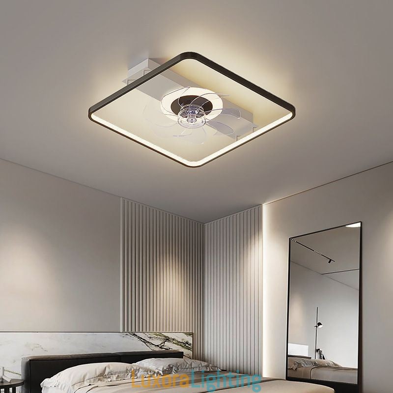 Designer Touch Decorative Modern Ceiling Fan With Lights Remote Control Ventilador Lamp
