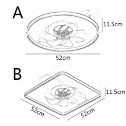 Designer Touch Decorative Modern Ceiling Fan With Lights Remote Control Ventilador Lamp