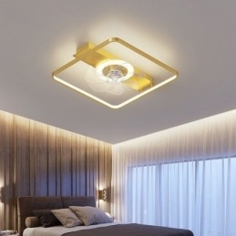 Designer Touch Decorative Modern Ceiling Fan With Lights Remote Control Ventilador Lamp