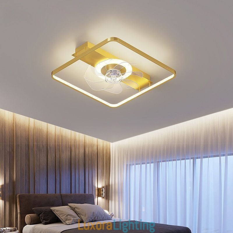 Designer Touch Decorative Modern Ceiling Fan With Lights Remote Control Ventilador Lamp