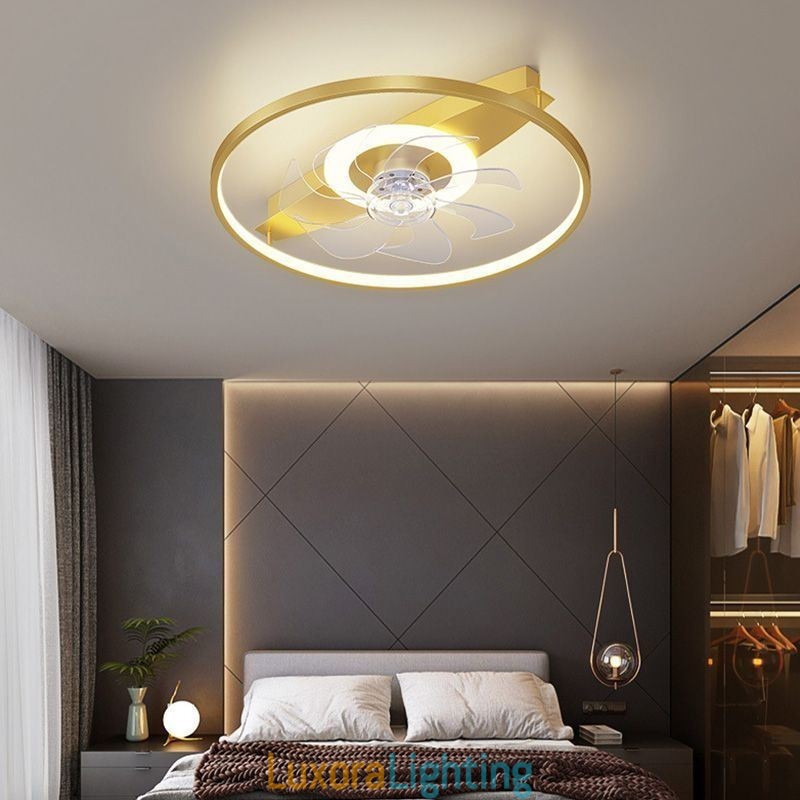 Designer Touch Decorative Modern Ceiling Fan With Lights Remote Control Ventilador Lamp