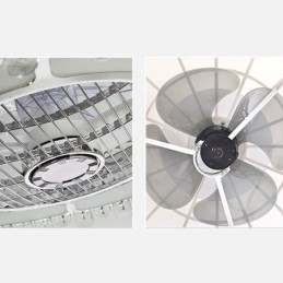 Designer Touch Decorative Crystal Ceiling Fan Light Gold Round Ceiling Lamp