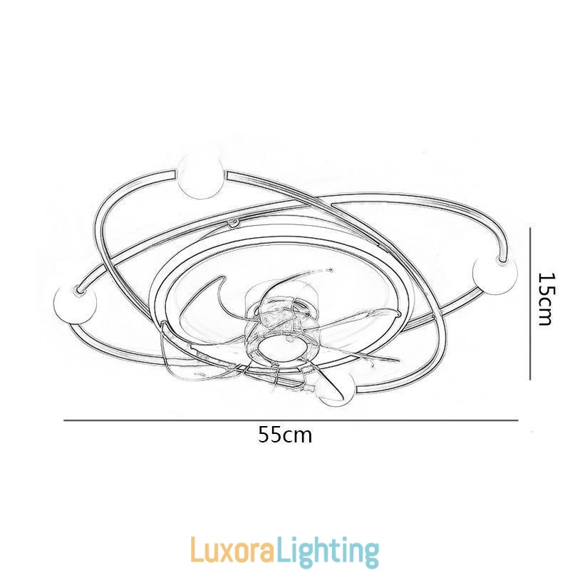 Designer Touch Decorative Modern Ceiling Fans Indoor Lighting Dining