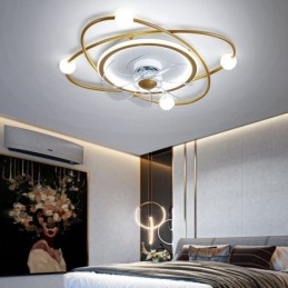 Designer Touch Decorative Modern Ceiling Fans Indoor Lighting Dining